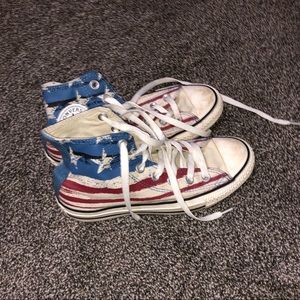 American Flag Converse